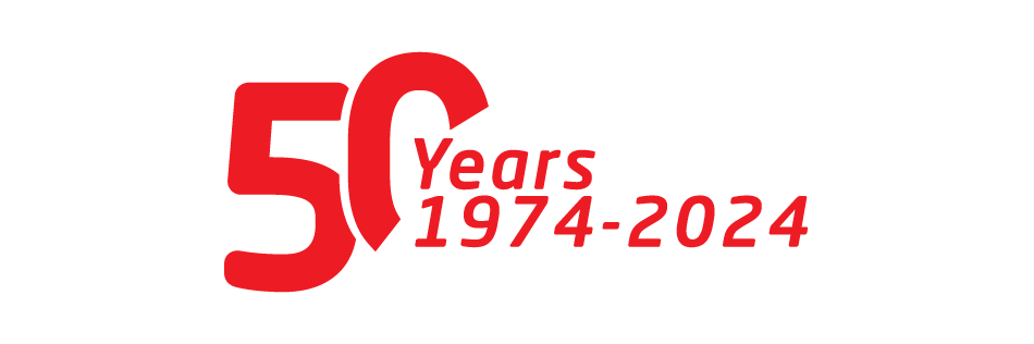 50 Years Logo Page Header