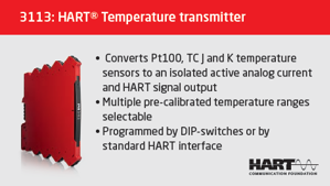 3113 HART temperature transmitter